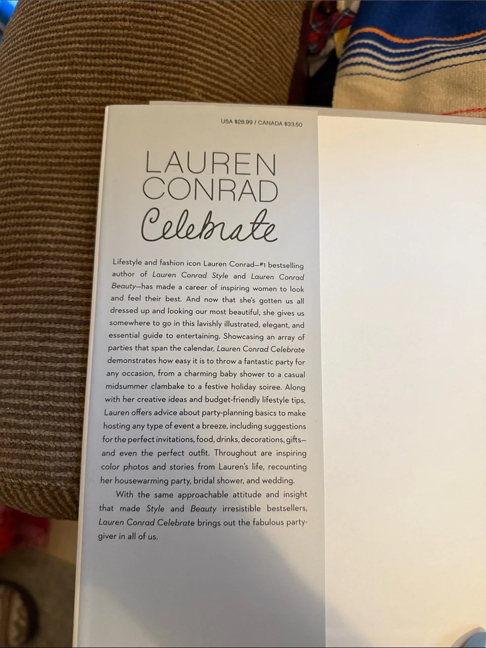 Lauren Conrad Celebrate Book